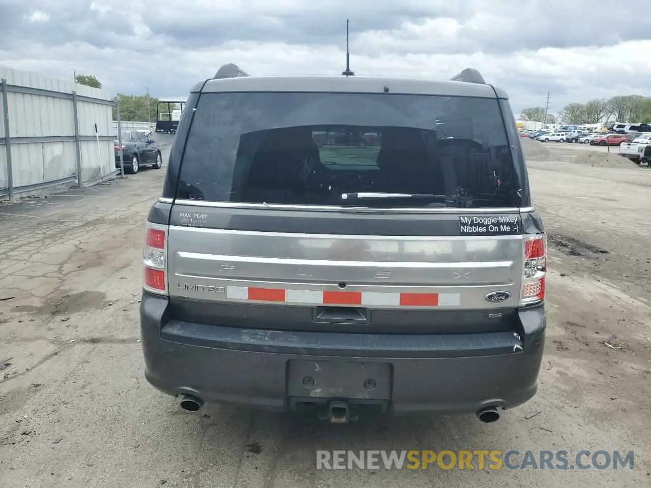 6 fotografías del automóvil dañado 2FMHK6D86KBA27216 FORD FLEX 2019