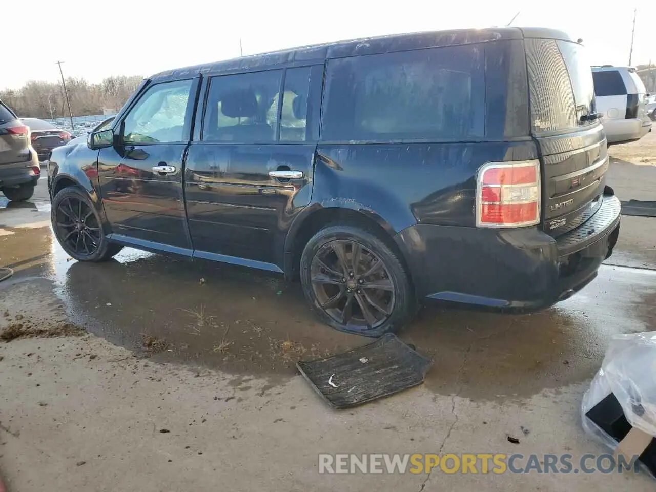 2 fotografías del automóvil dañado 2FMHK6D87KBA17438 FORD FLEX 2019