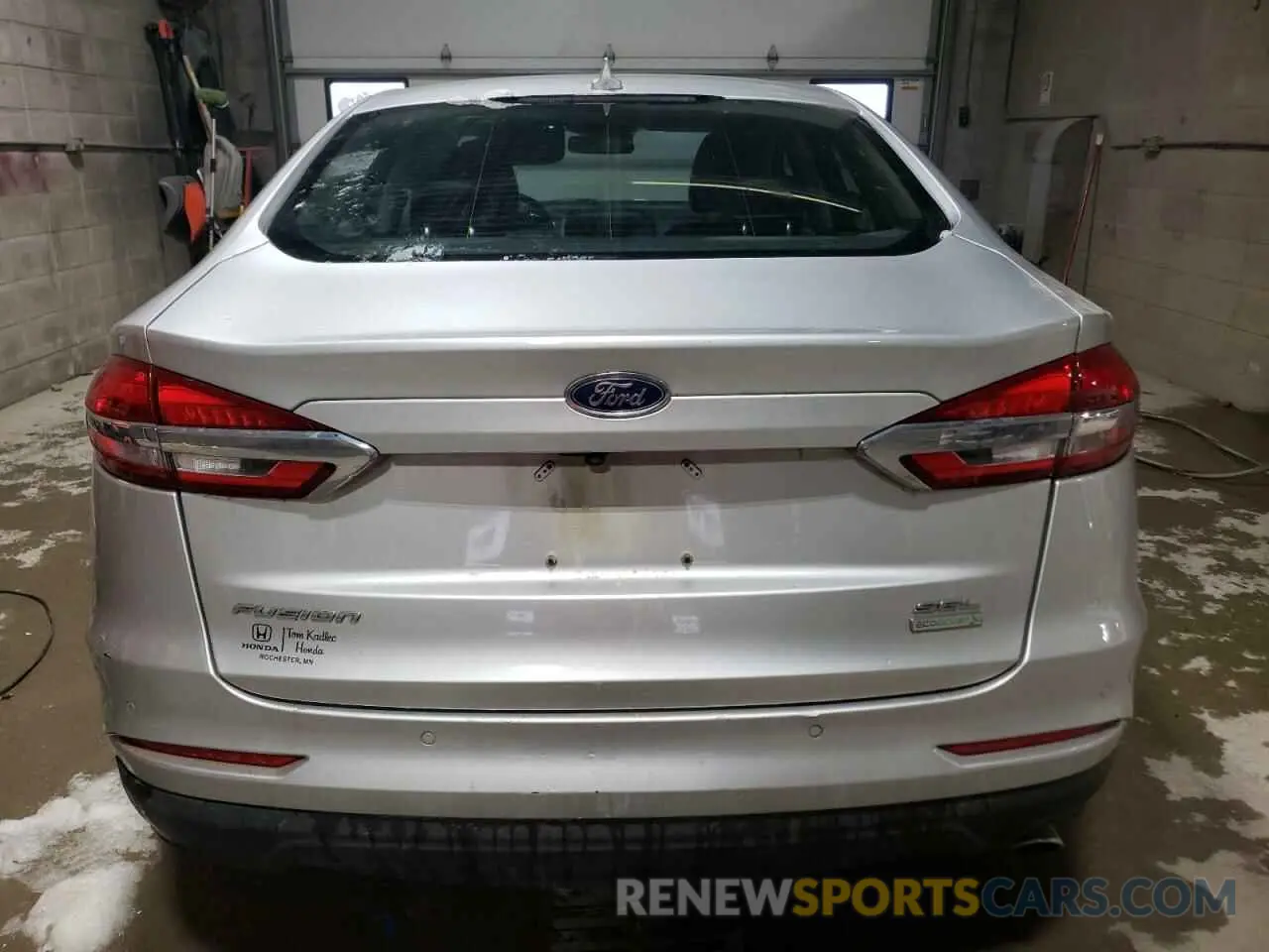 6 fotografías del automóvil dañado 3FA6P0CD0KR238296 FORD FUSION 2019