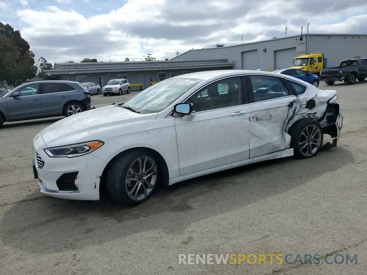 1 fotografías del automóvil dañado 3FA6P0CD0KR254126 FORD FUSION 2019