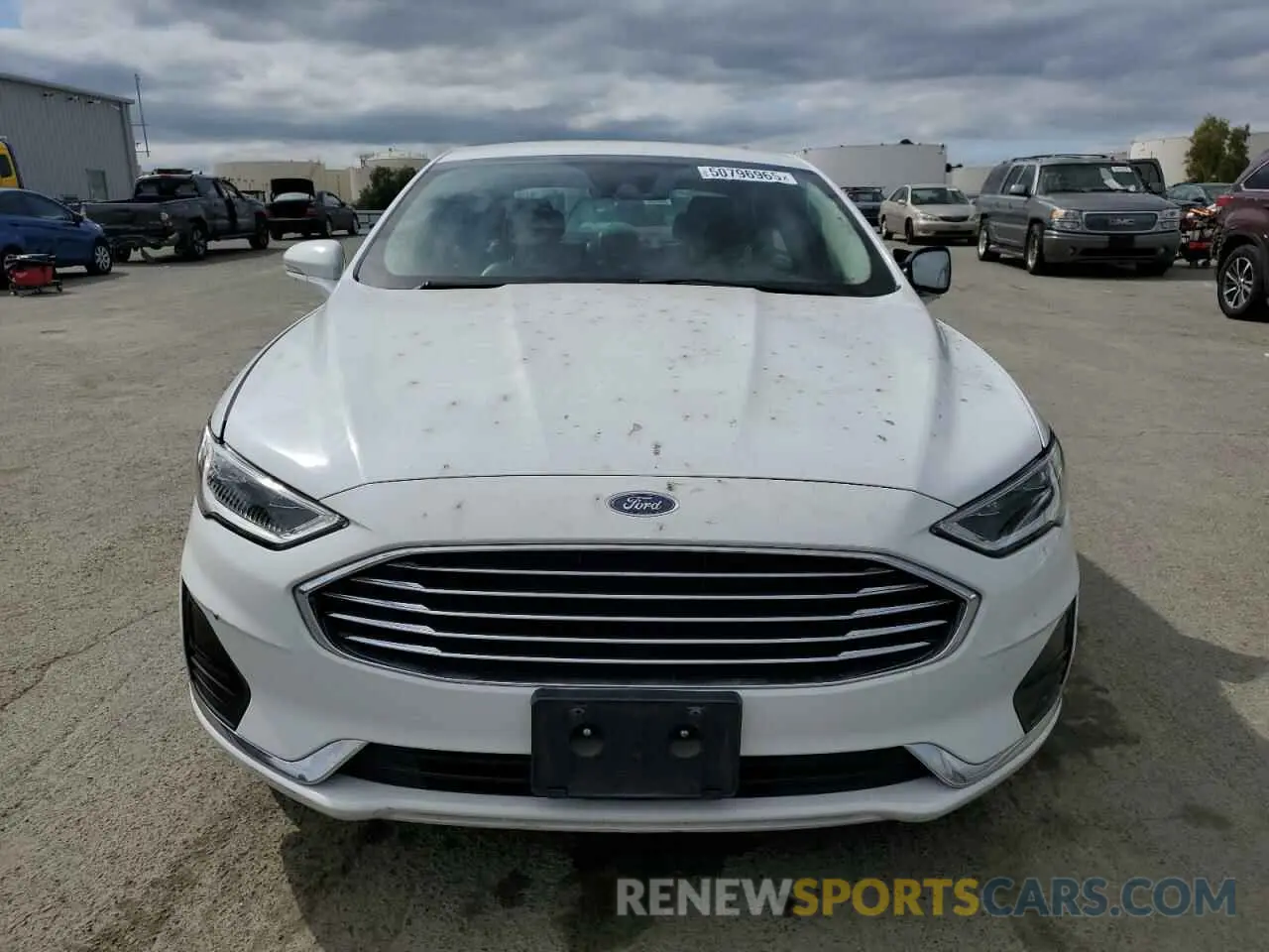 5 fotografías del automóvil dañado 3FA6P0CD0KR254126 FORD FUSION 2019