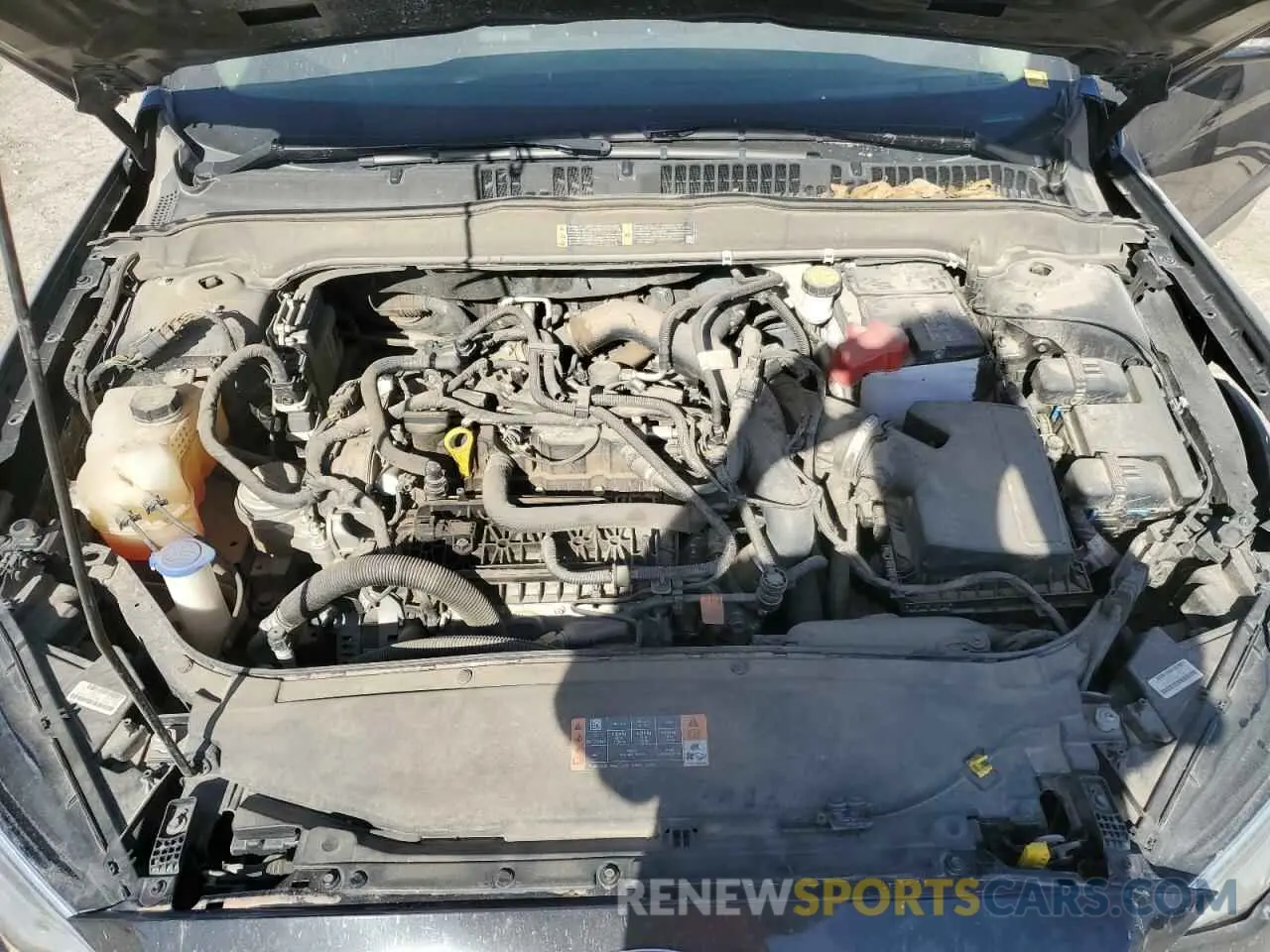 11 fotografías del automóvil dañado 3FA6P0CD2KR133775 FORD FUSION 2019