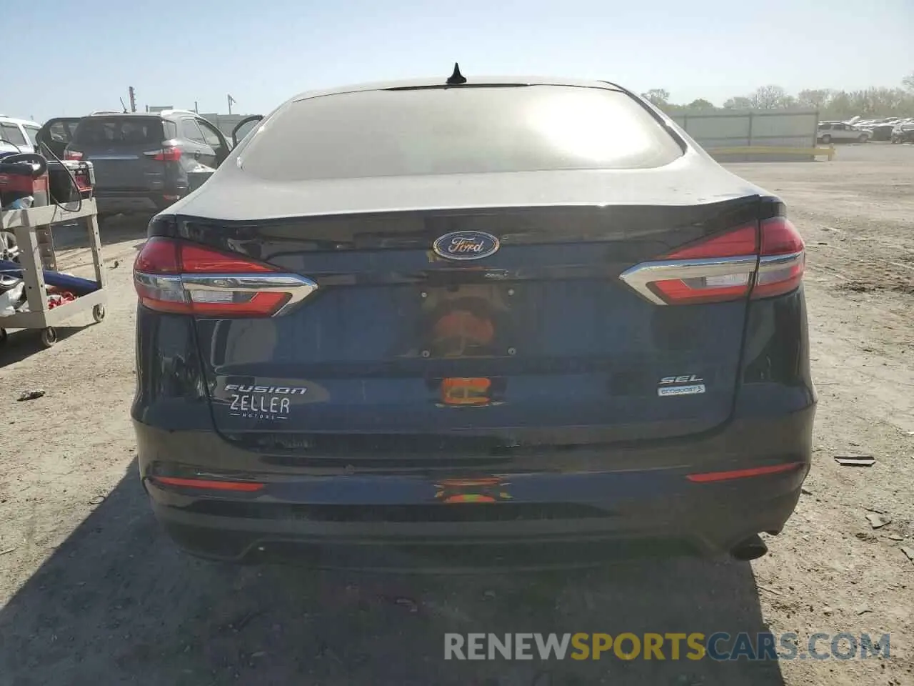 6 fotografías del automóvil dañado 3FA6P0CD2KR133775 FORD FUSION 2019