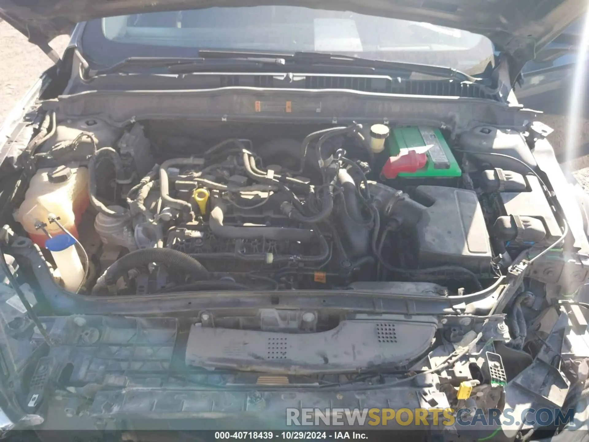 10 fotografías del automóvil dañado 3FA6P0CD2KR145389 FORD FUSION 2019