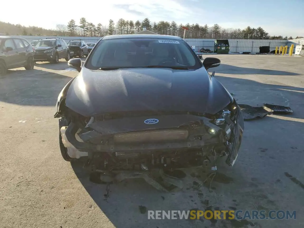 5 fotografías del automóvil dañado 3FA6P0CD2KR222309 FORD FUSION 2019