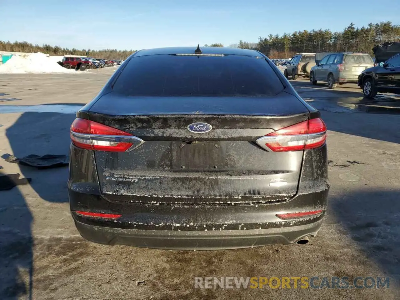 6 fotografías del automóvil dañado 3FA6P0CD2KR222309 FORD FUSION 2019