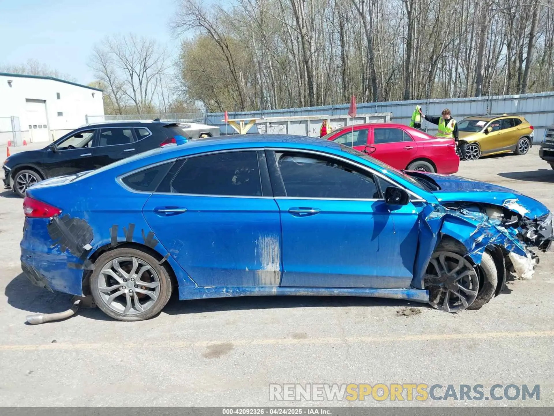 13 fotografías del automóvil dañado 3FA6P0CD2KR222911 FORD FUSION 2019