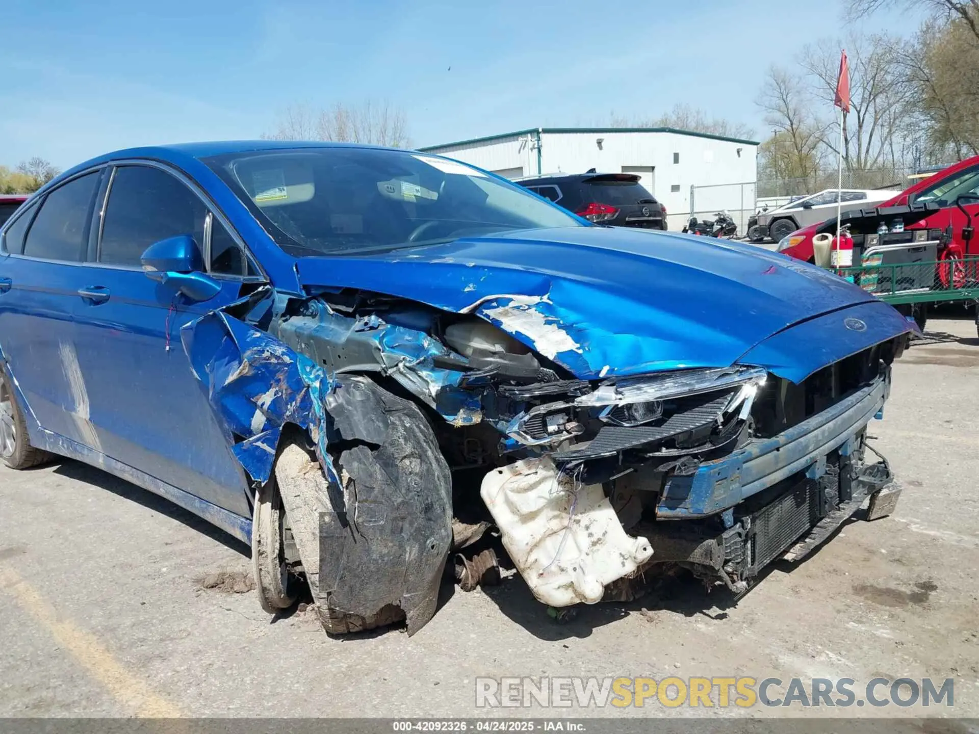 6 fotografías del automóvil dañado 3FA6P0CD2KR222911 FORD FUSION 2019