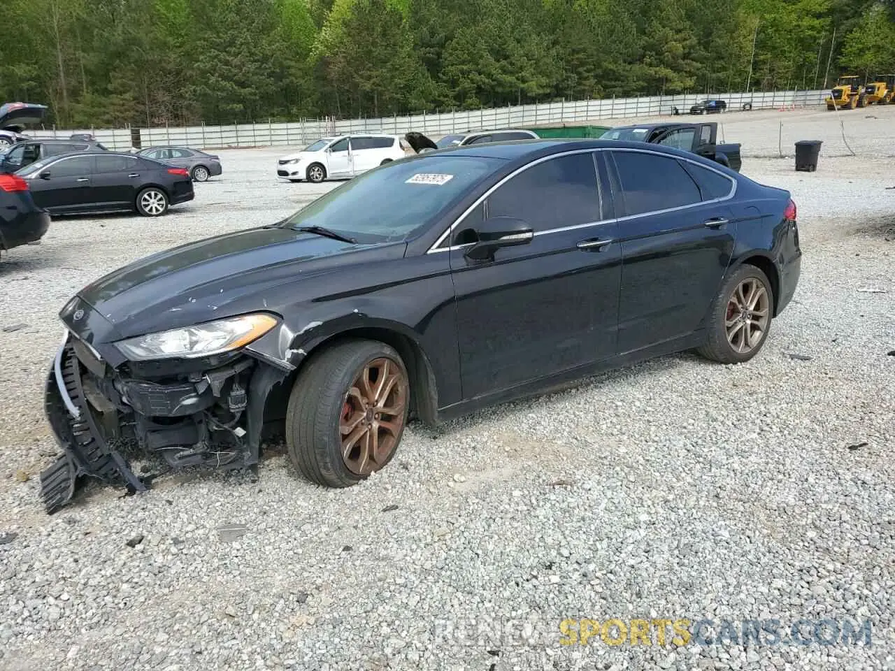 1 fotografías del automóvil dañado 3FA6P0CD3KR116452 FORD FUSION 2019