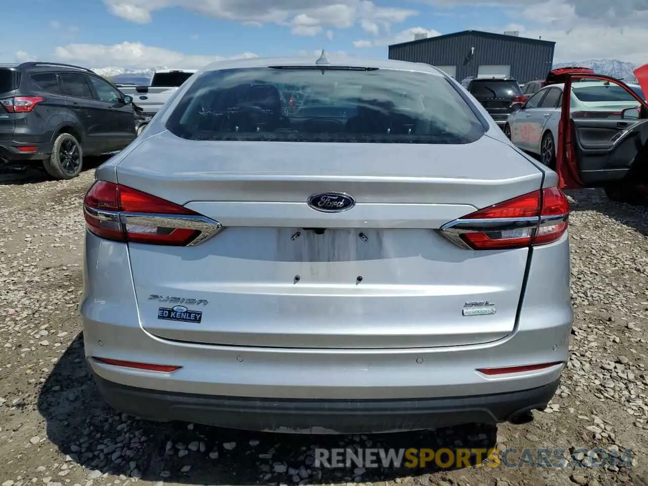 6 fotografías del automóvil dañado 3FA6P0CD3KR140721 FORD FUSION 2019