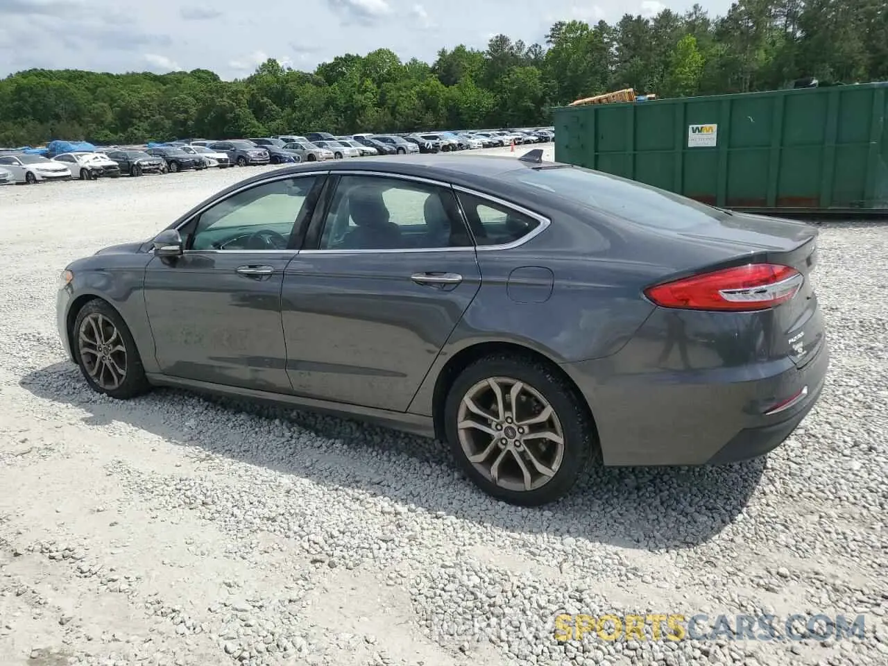2 fotografías del automóvil dañado 3FA6P0CD3KR150410 FORD FUSION 2019