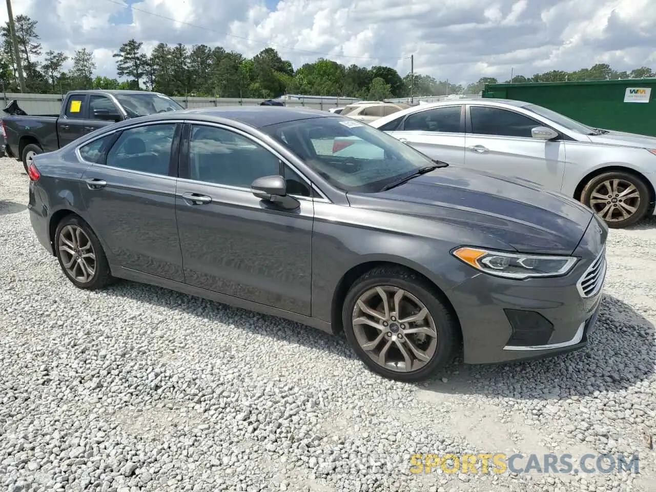 4 fotografías del automóvil dañado 3FA6P0CD3KR150410 FORD FUSION 2019
