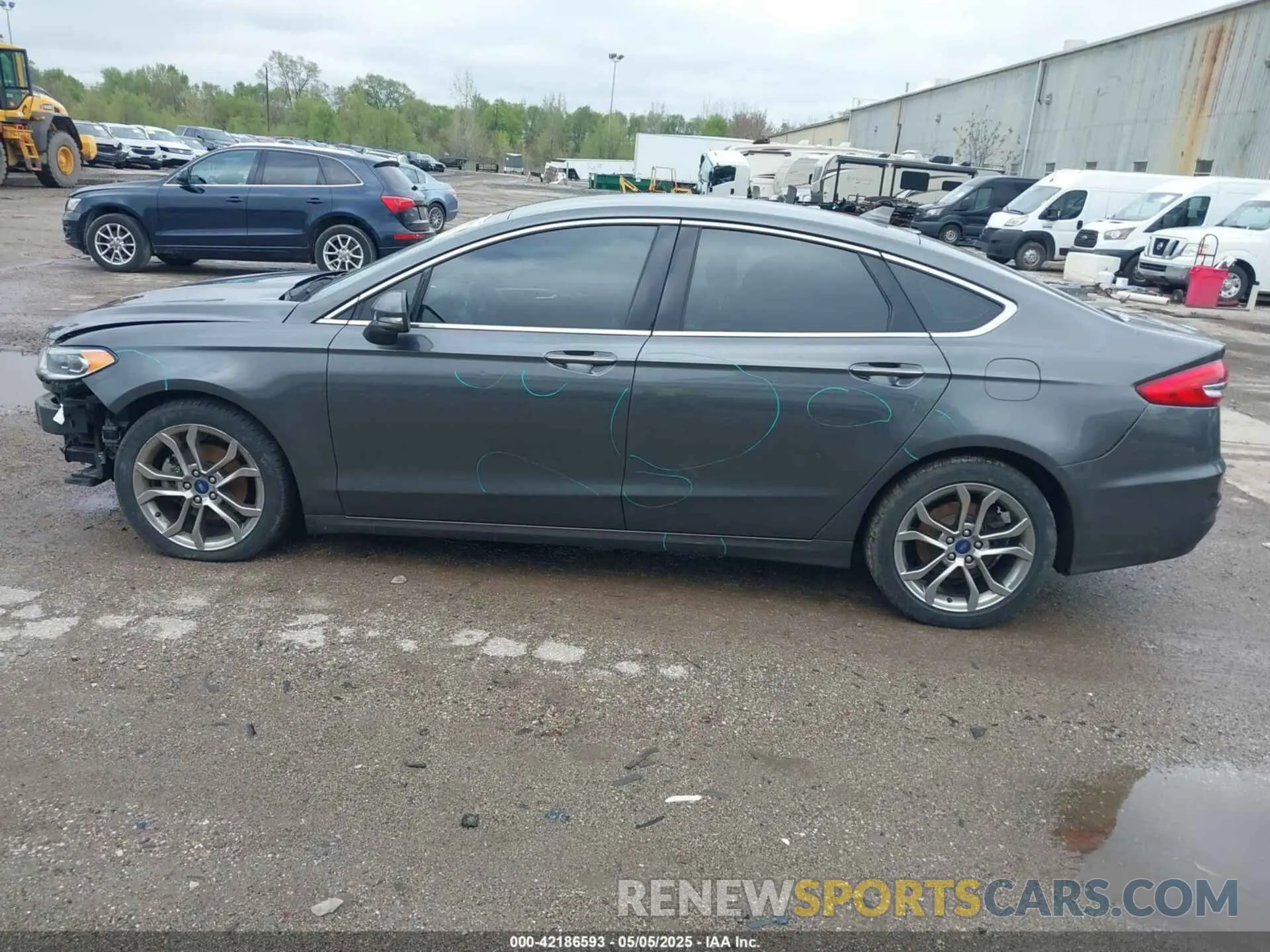 14 fotografías del automóvil dañado 3FA6P0CD3KR259854 FORD FUSION 2019