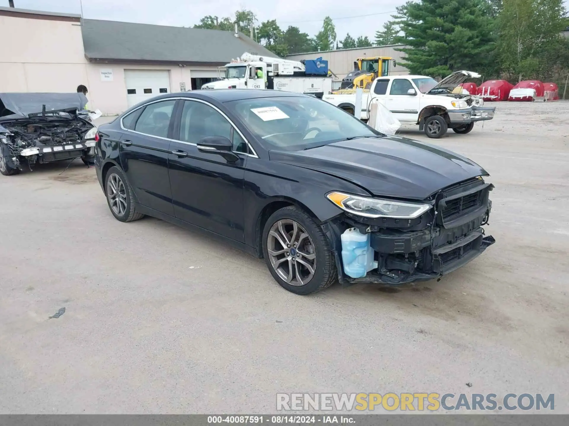1 fotografías del automóvil dañado 3FA6P0CD4KR224479 FORD FUSION 2019