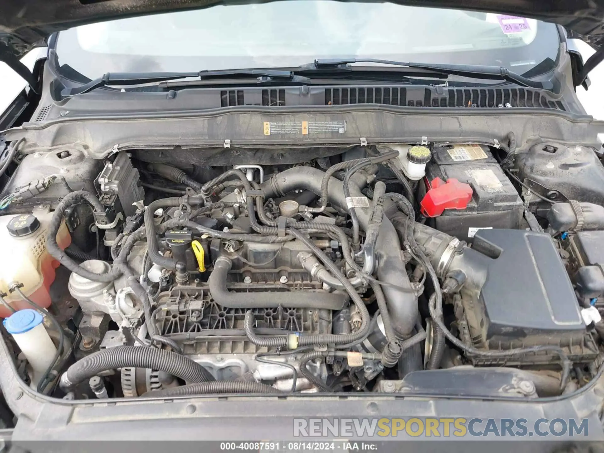 10 fotografías del automóvil dañado 3FA6P0CD4KR224479 FORD FUSION 2019