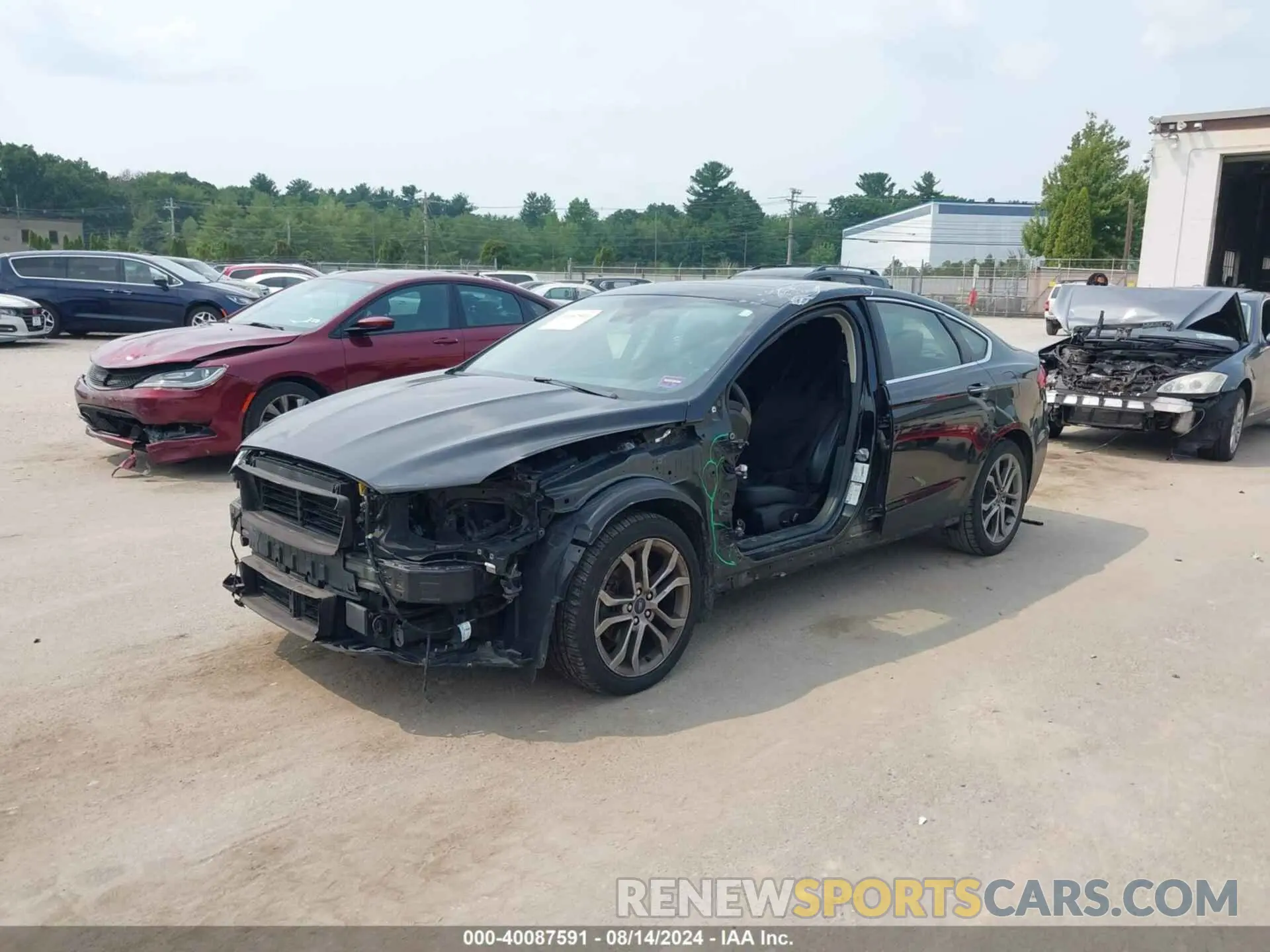 2 fotografías del automóvil dañado 3FA6P0CD4KR224479 FORD FUSION 2019
