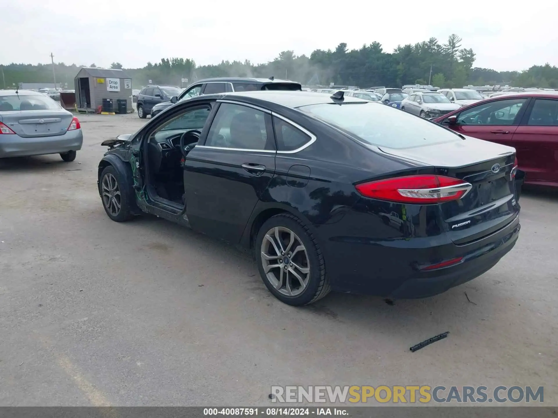 3 fotografías del automóvil dañado 3FA6P0CD4KR224479 FORD FUSION 2019