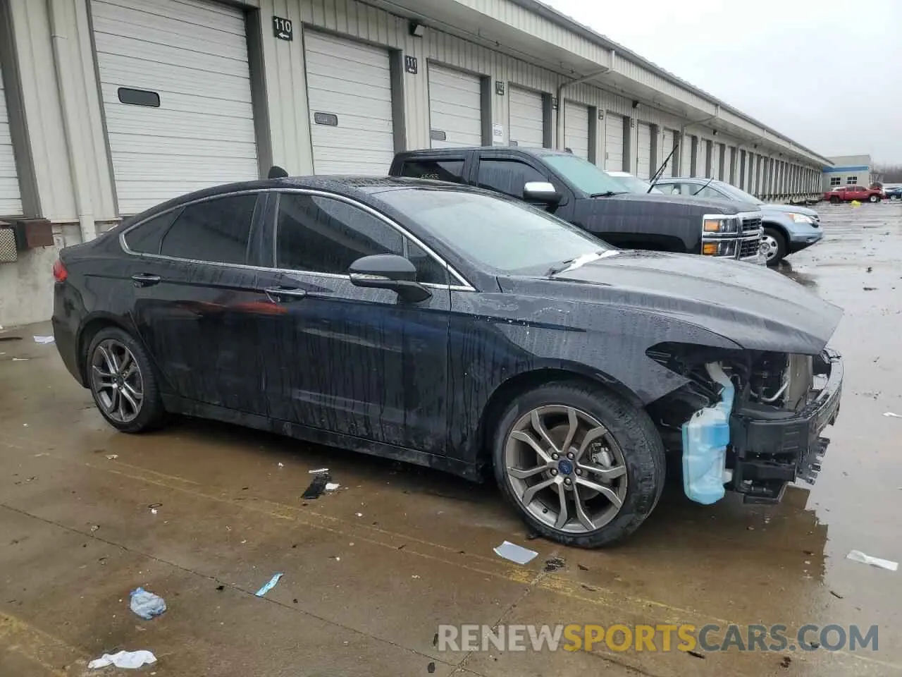 4 fotografías del automóvil dañado 3FA6P0CD5KR236530 FORD FUSION 2019