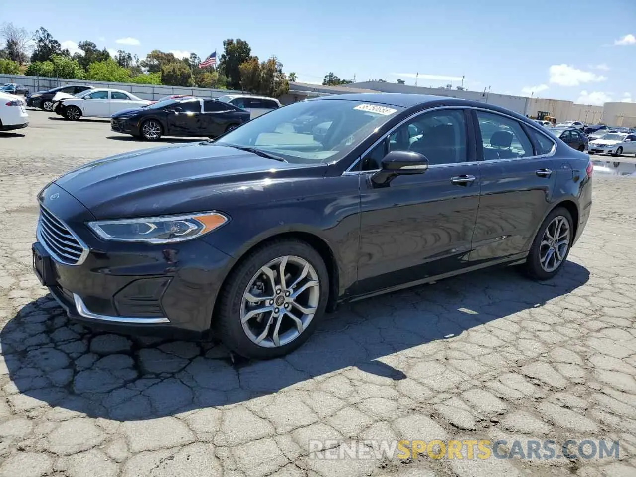 1 fotografías del automóvil dañado 3FA6P0CD5KR253151 FORD FUSION 2019