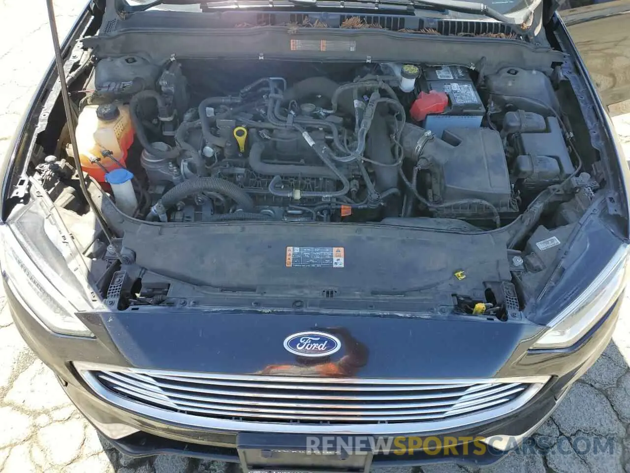 11 fotografías del automóvil dañado 3FA6P0CD5KR253151 FORD FUSION 2019