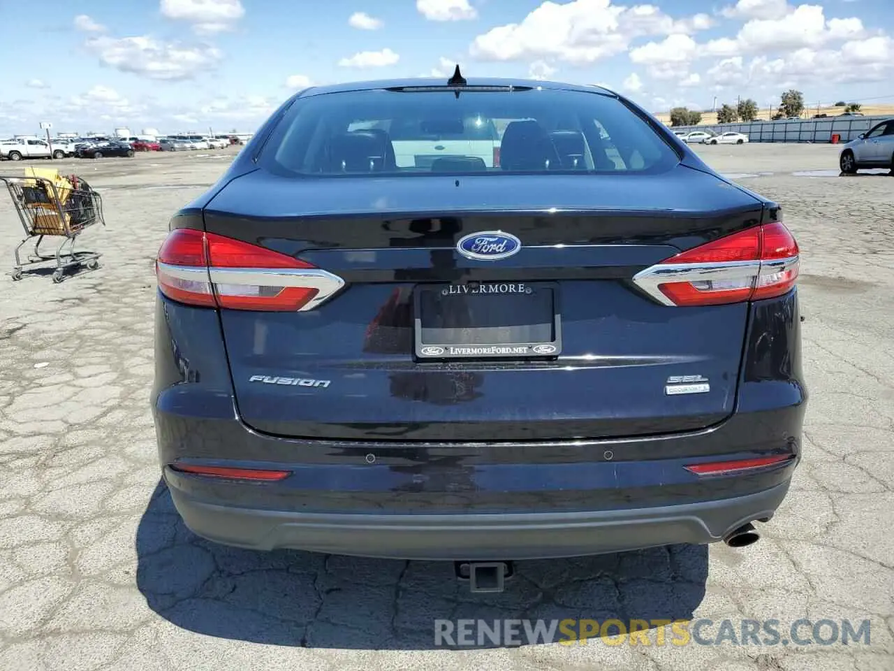 6 fotografías del automóvil dañado 3FA6P0CD5KR253151 FORD FUSION 2019
