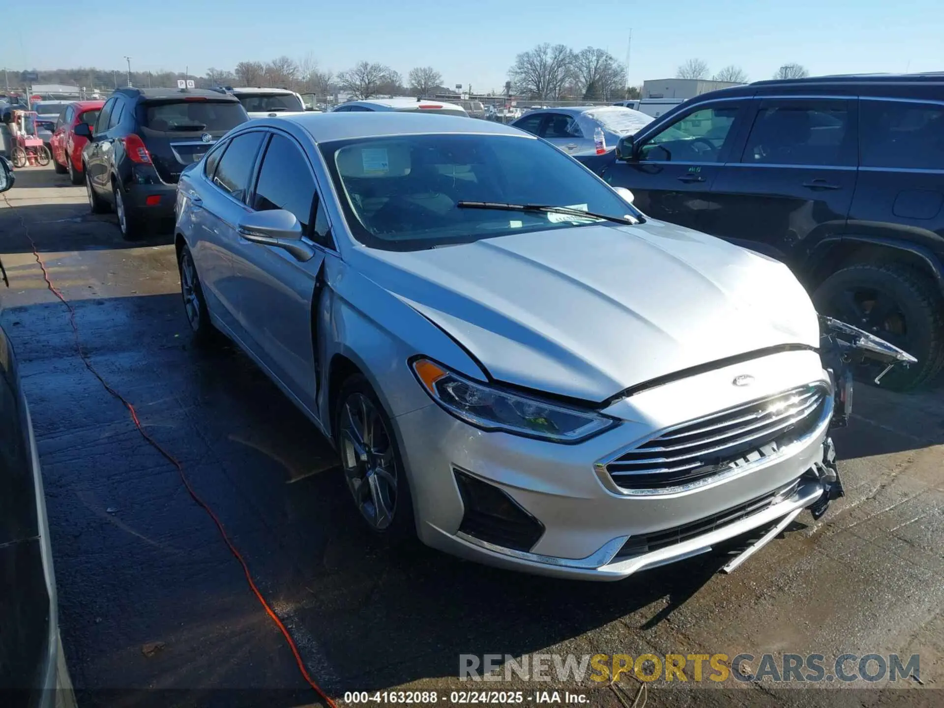 1 fotografías del automóvil dañado 3FA6P0CD5KR270726 FORD FUSION 2019