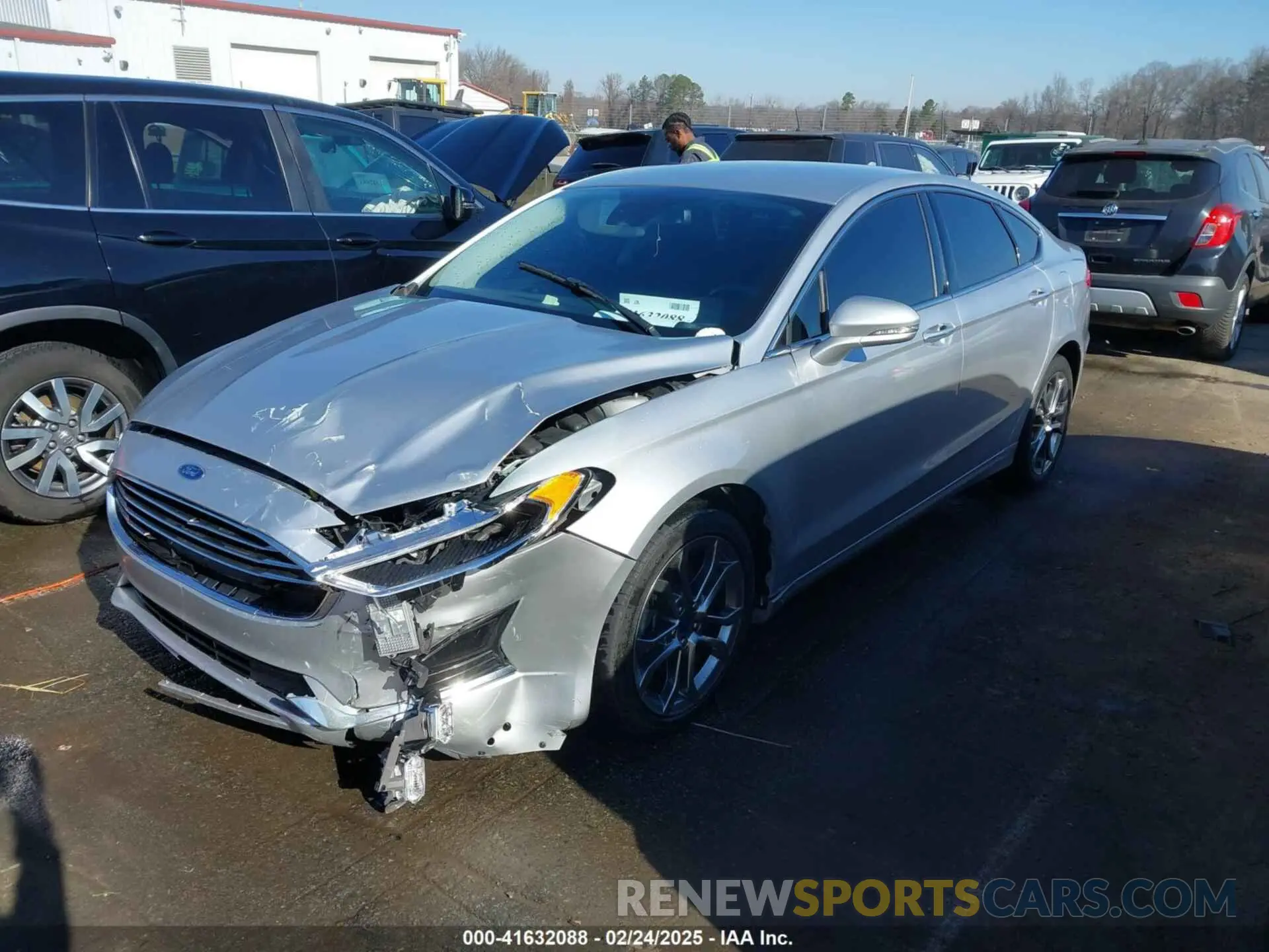 2 fotografías del automóvil dañado 3FA6P0CD5KR270726 FORD FUSION 2019