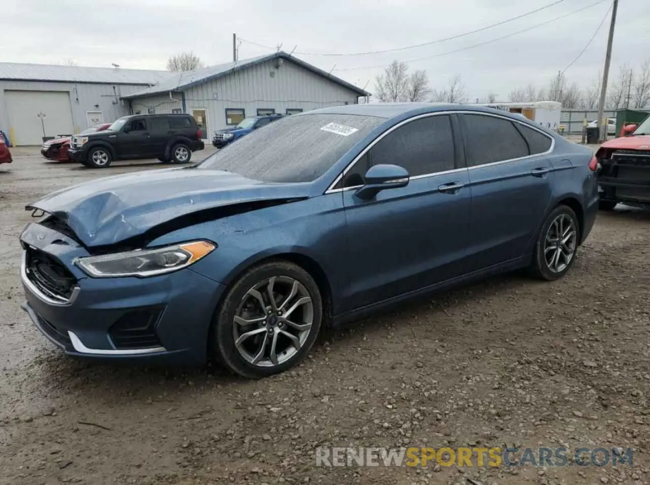 1 fotografías del automóvil dañado 3FA6P0CD6KR220076 FORD FUSION 2019