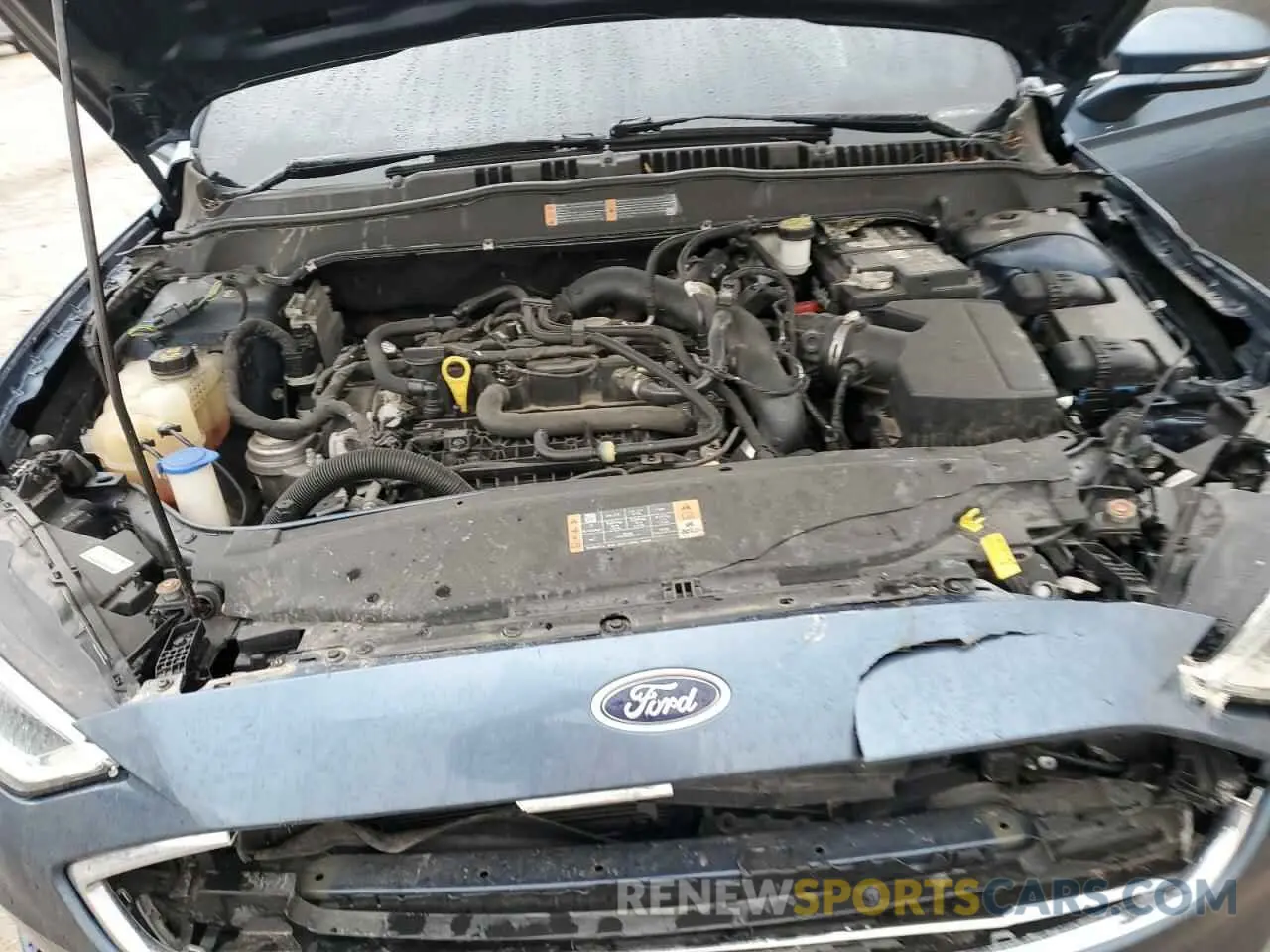 12 fotografías del automóvil dañado 3FA6P0CD6KR220076 FORD FUSION 2019