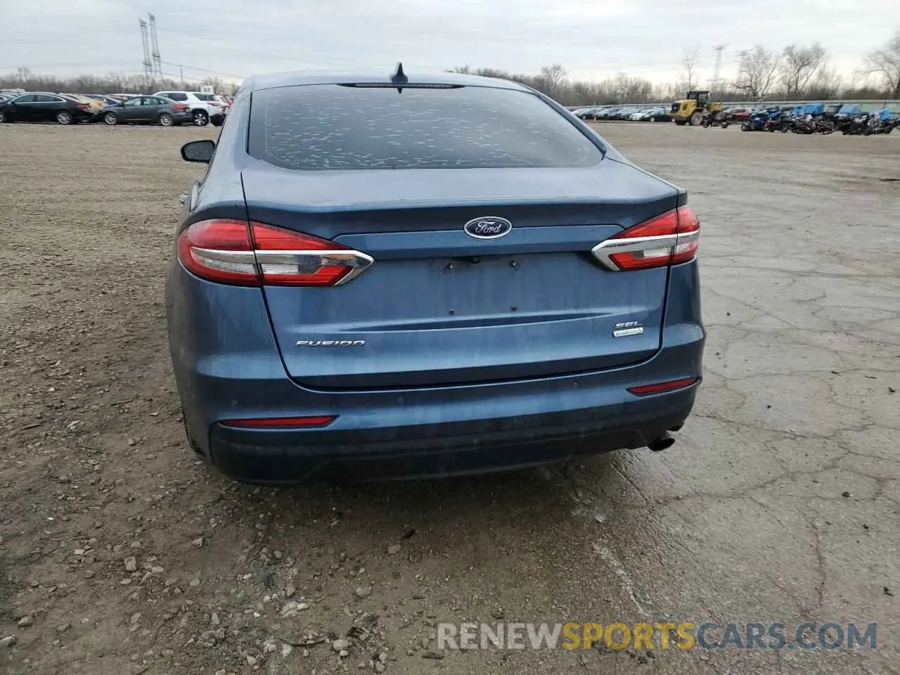 6 fotografías del automóvil dañado 3FA6P0CD6KR220076 FORD FUSION 2019