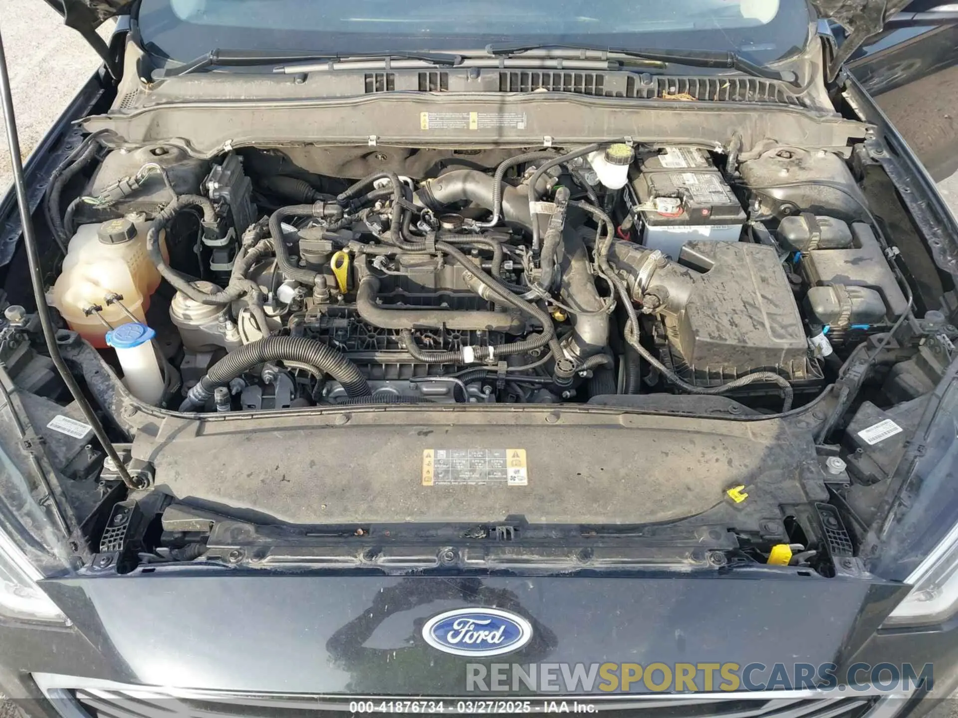 10 fotografías del automóvil dañado 3FA6P0CD6KR252896 FORD FUSION 2019