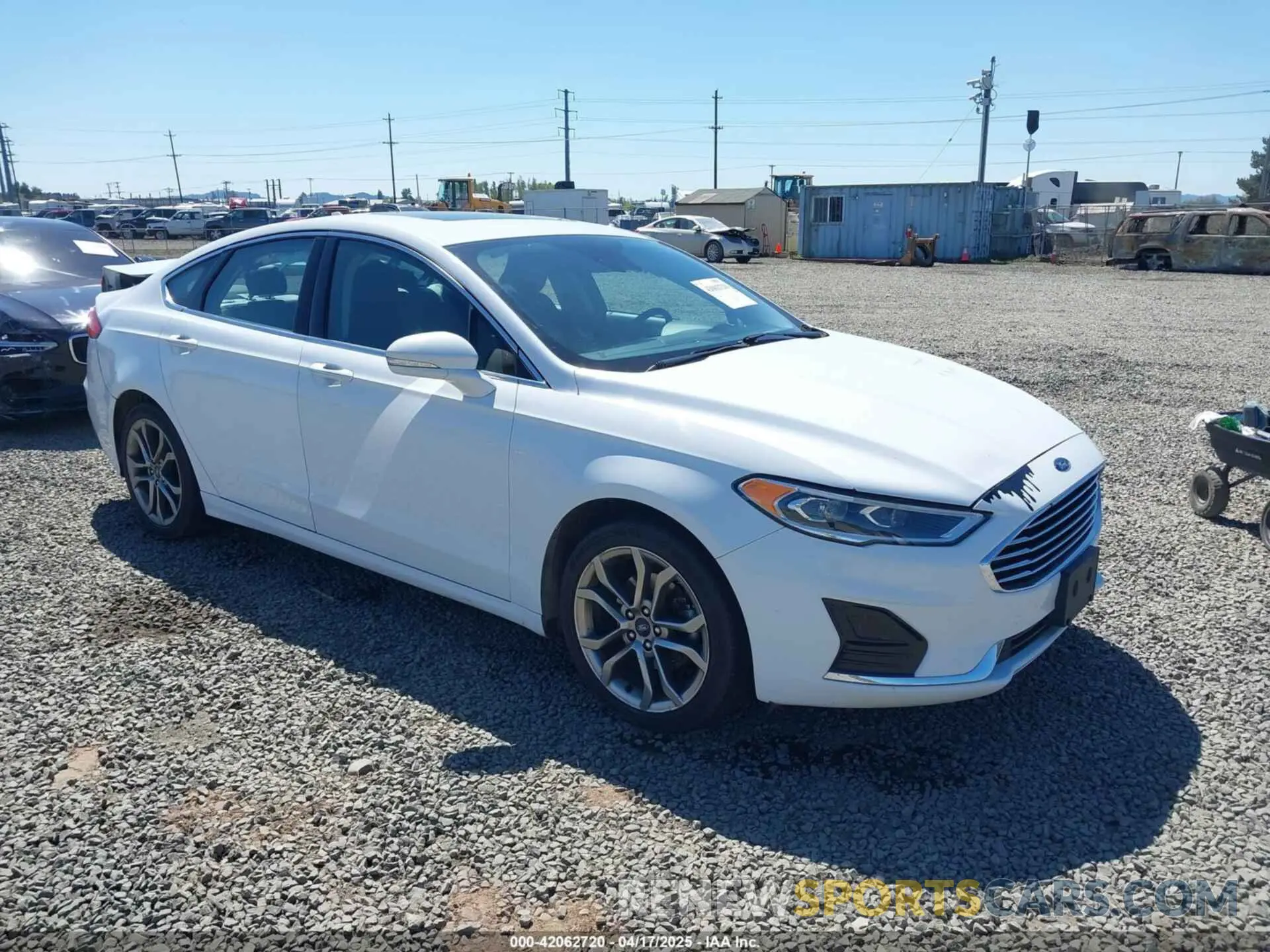 1 fotografías del automóvil dañado 3FA6P0CD7KR233726 FORD FUSION 2019