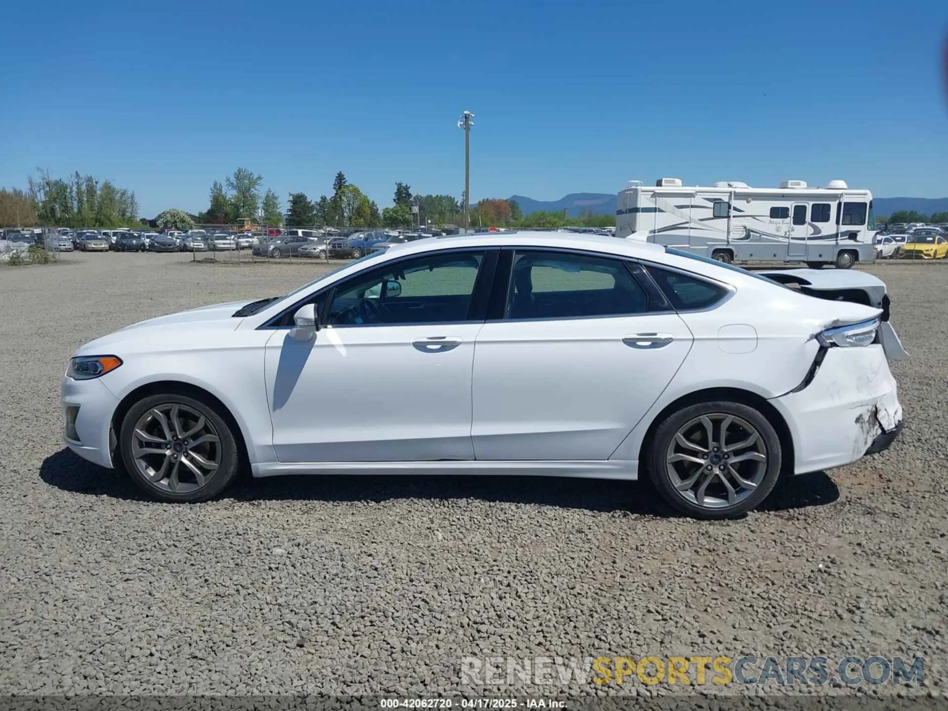 14 fotografías del automóvil dañado 3FA6P0CD7KR233726 FORD FUSION 2019