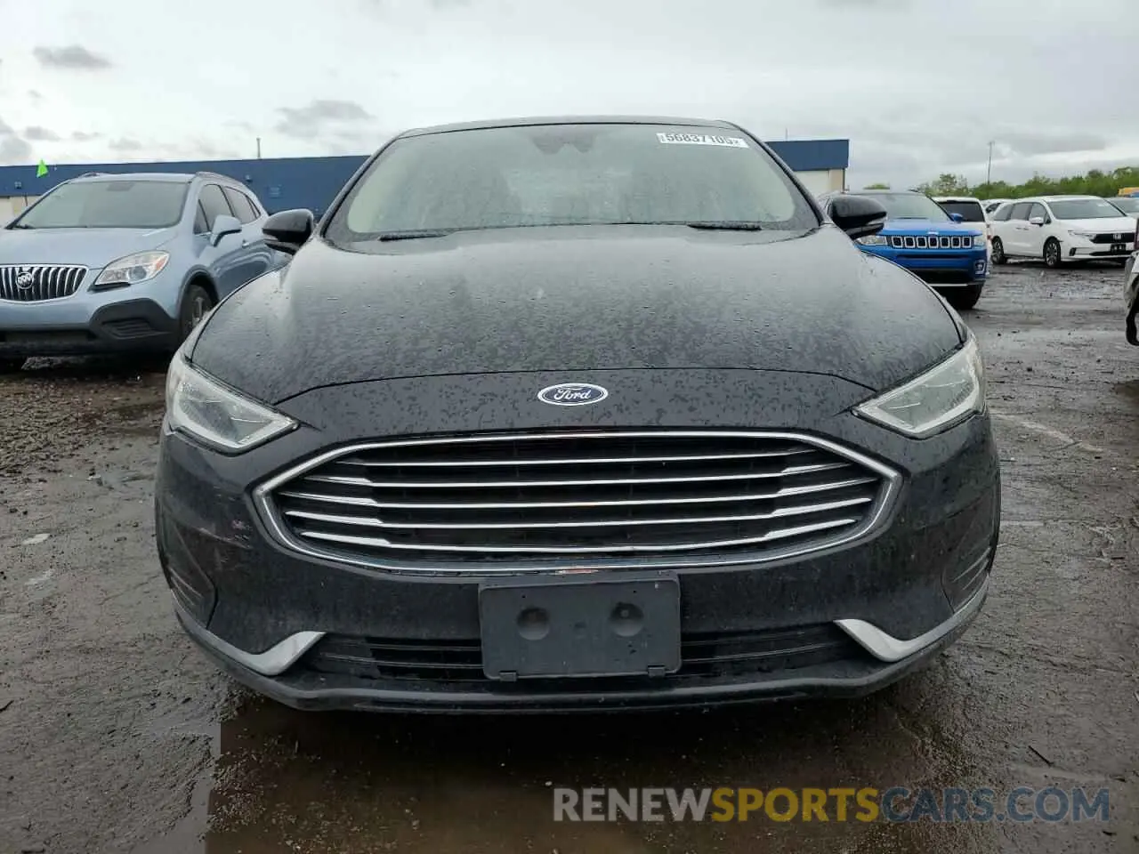 5 fotografías del automóvil dañado 3FA6P0CD8KR253144 FORD FUSION 2019
