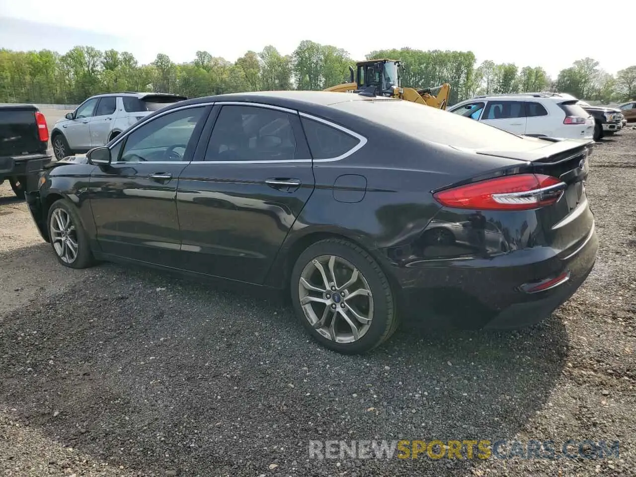 2 fotografías del automóvil dañado 3FA6P0CD9KR109778 FORD FUSION 2019