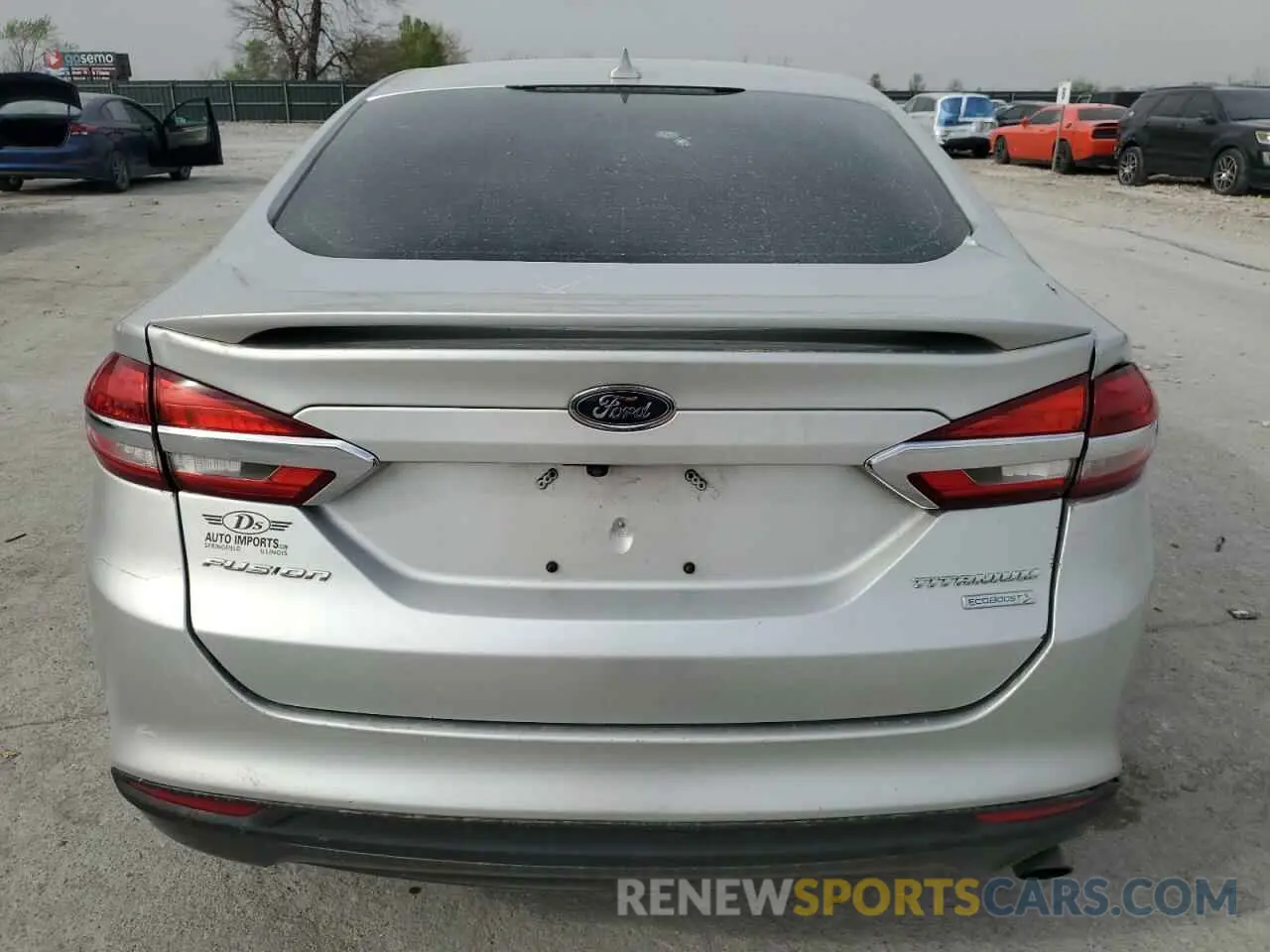 6 fotografías del automóvil dañado 3FA6P0CD9KR138343 FORD FUSION 2019