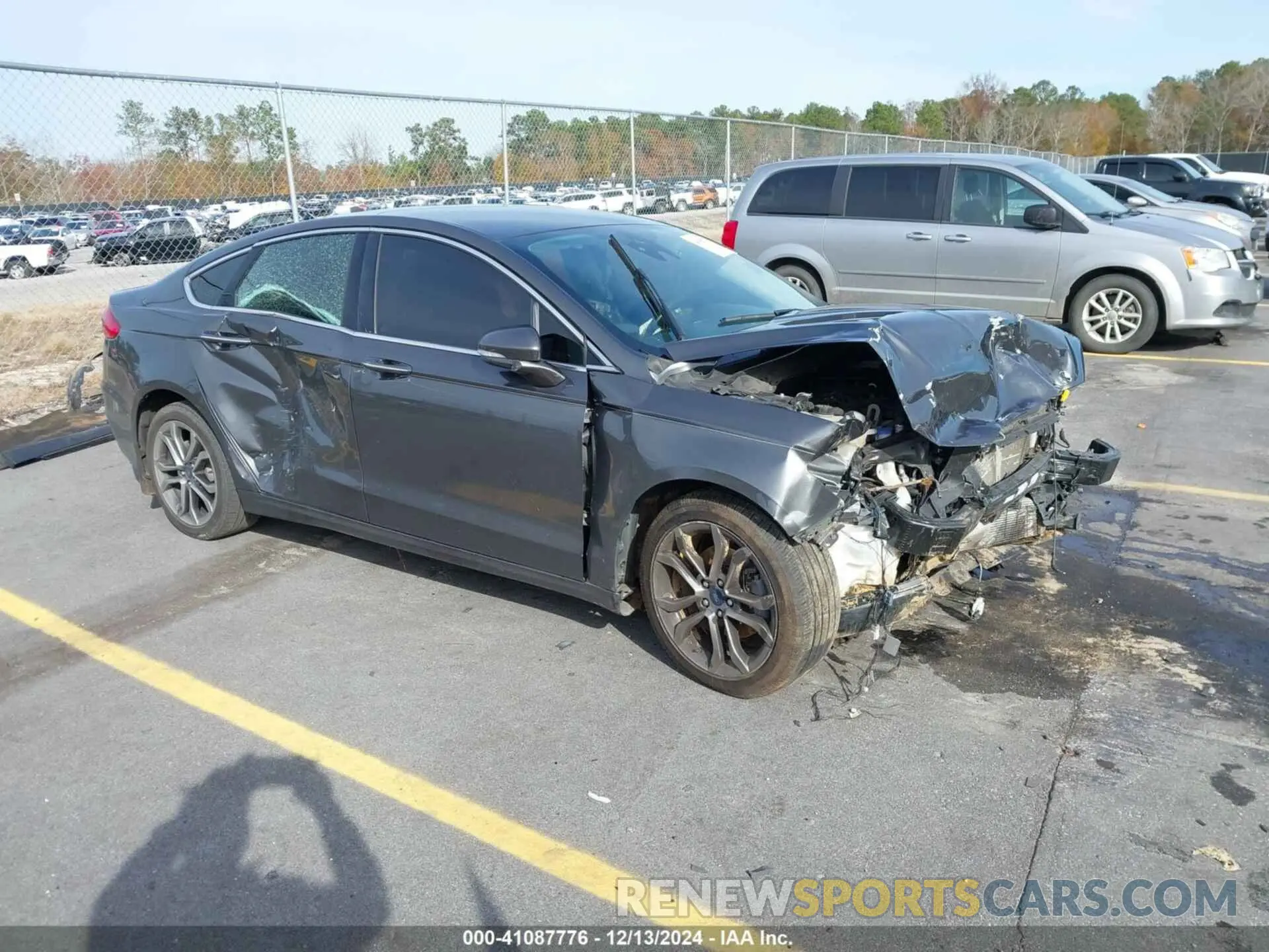 1 fotografías del automóvil dañado 3FA6P0CD9KR252892 FORD FUSION 2019