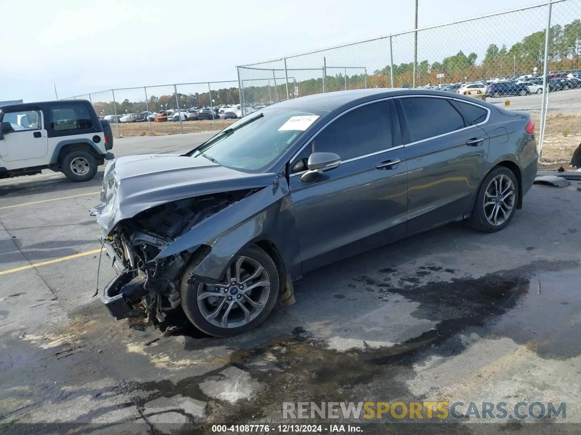 2 fotografías del automóvil dañado 3FA6P0CD9KR252892 FORD FUSION 2019