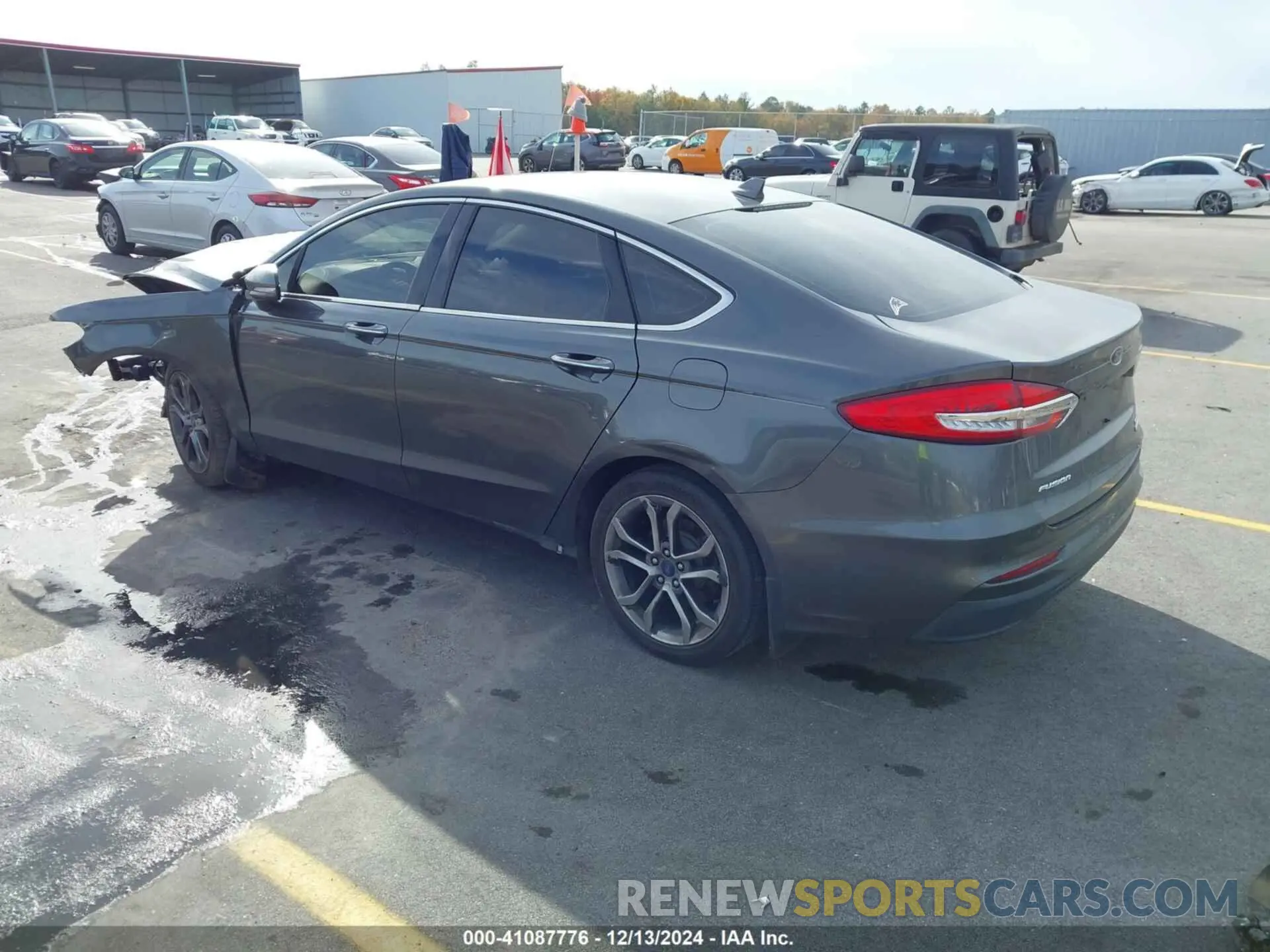 3 fotografías del automóvil dañado 3FA6P0CD9KR252892 FORD FUSION 2019