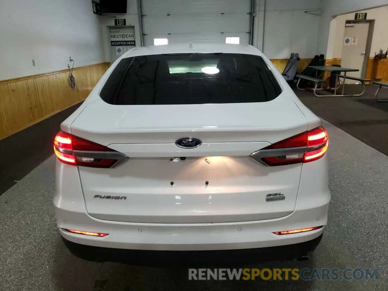 6 fotografías del automóvil dañado 3FA6P0CDXKR118649 FORD FUSION 2019