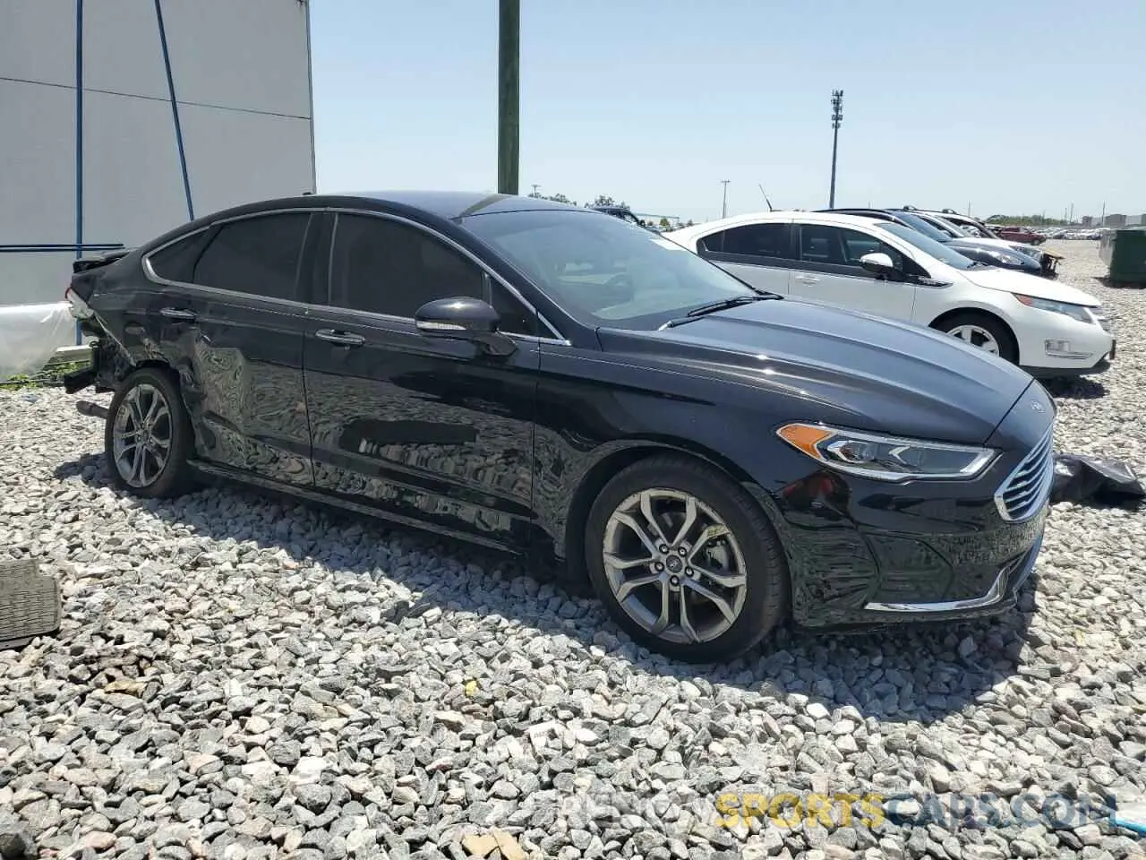 4 fotografías del automóvil dañado 3FA6P0CDXKR162232 FORD FUSION 2019