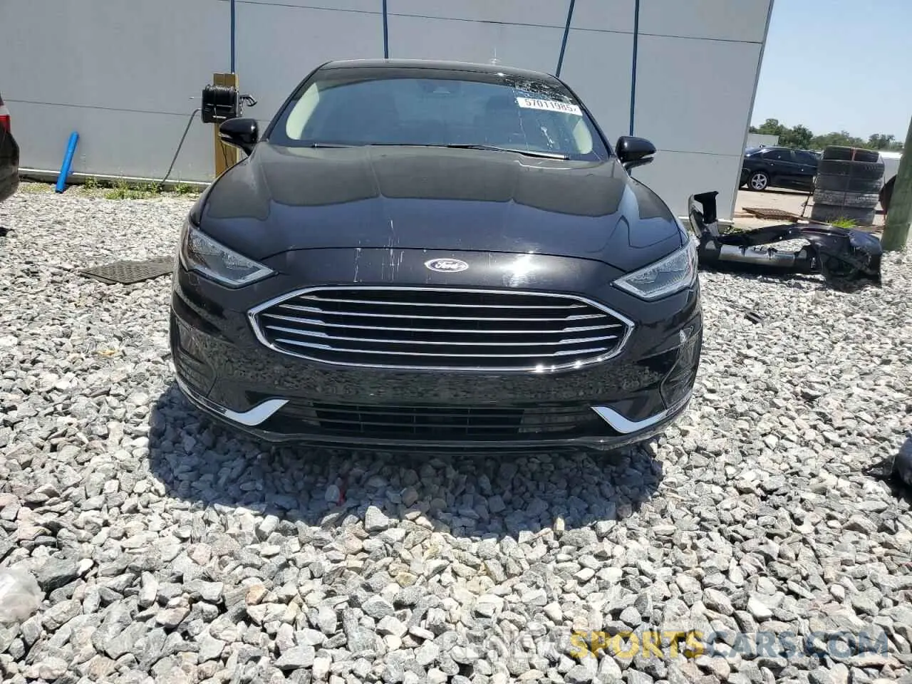 5 fotografías del automóvil dañado 3FA6P0CDXKR162232 FORD FUSION 2019