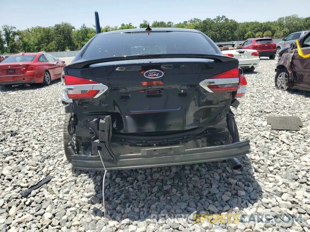 6 fotografías del automóvil dañado 3FA6P0CDXKR162232 FORD FUSION 2019