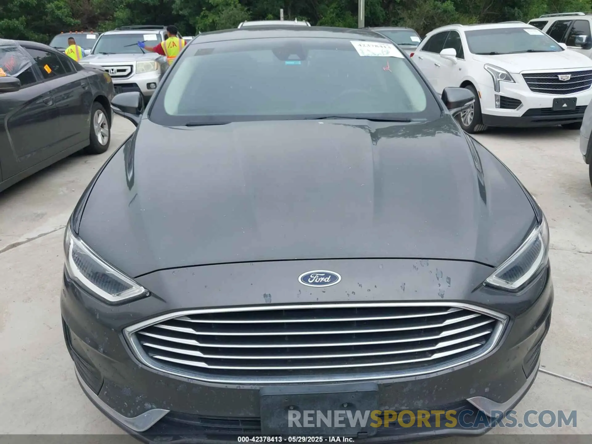 12 fotografías del automóvil dañado 3FA6P0CDXKR260550 FORD FUSION 2019