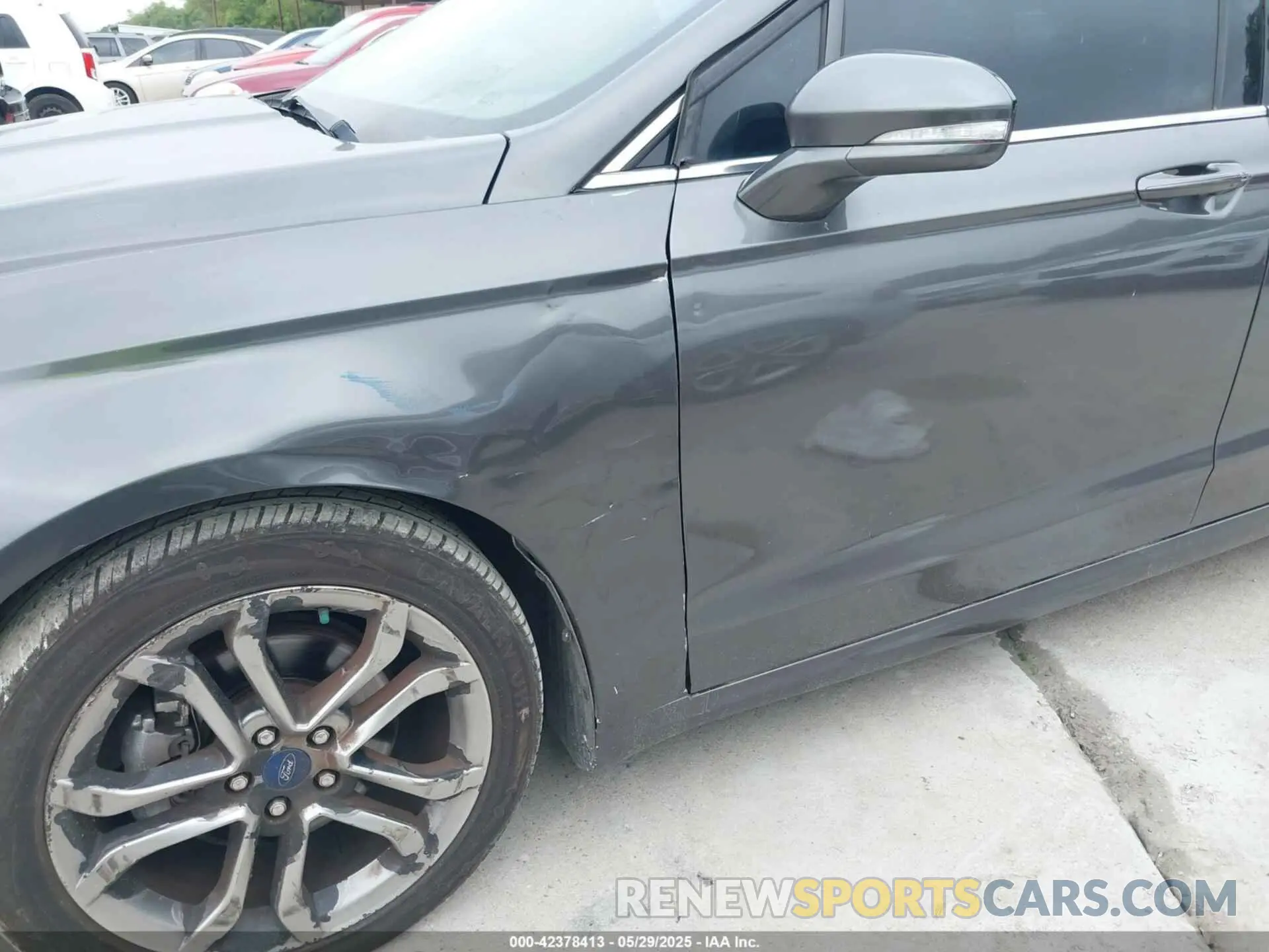 6 fotografías del automóvil dañado 3FA6P0CDXKR260550 FORD FUSION 2019