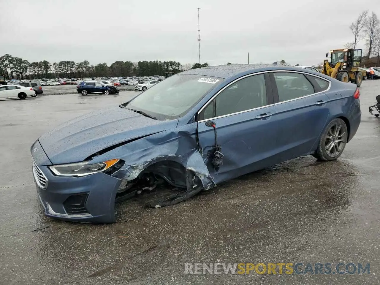1 fotografías del automóvil dañado 3FA6P0CDXKR265120 FORD FUSION 2019