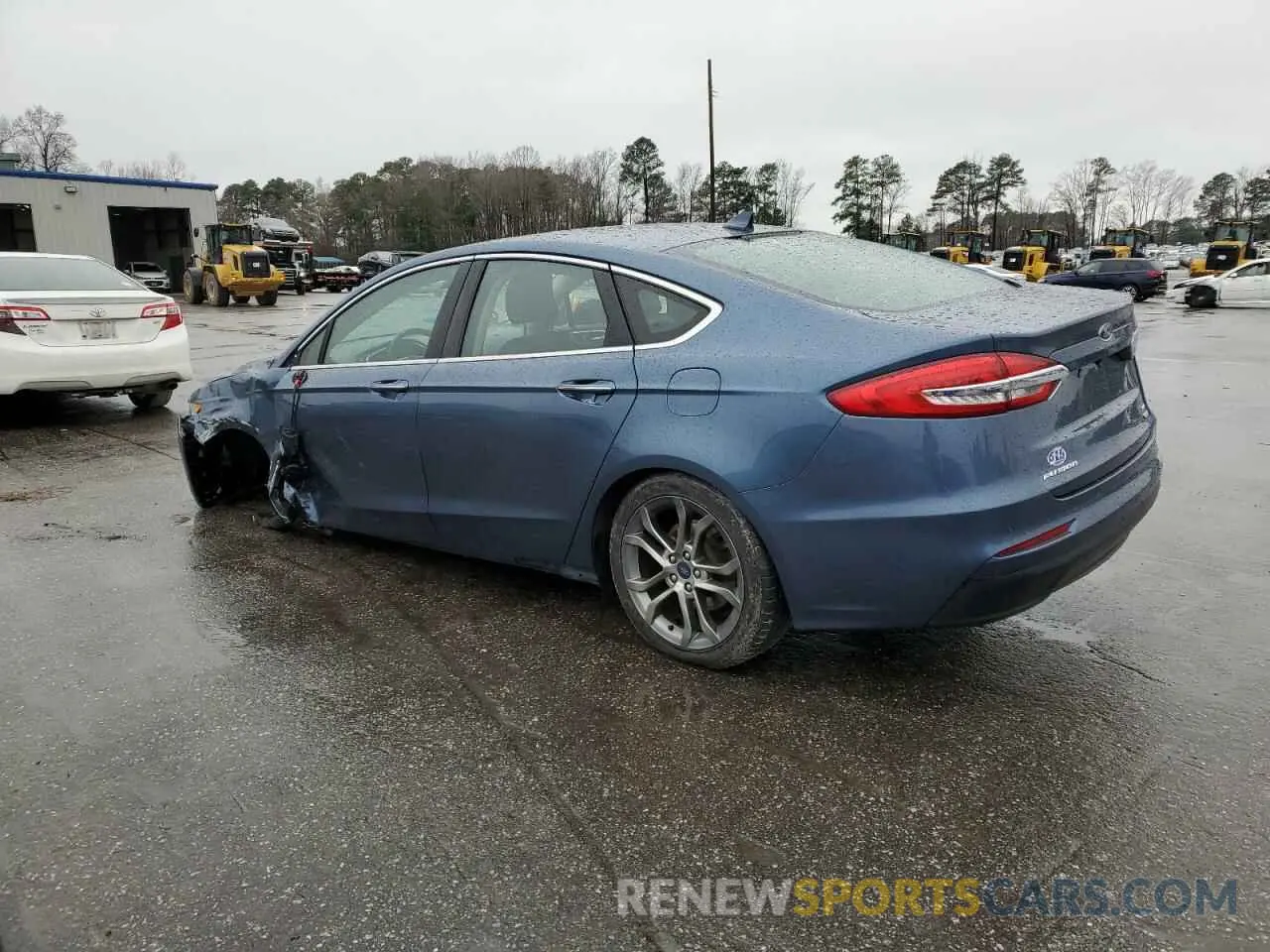 2 fotografías del automóvil dañado 3FA6P0CDXKR265120 FORD FUSION 2019