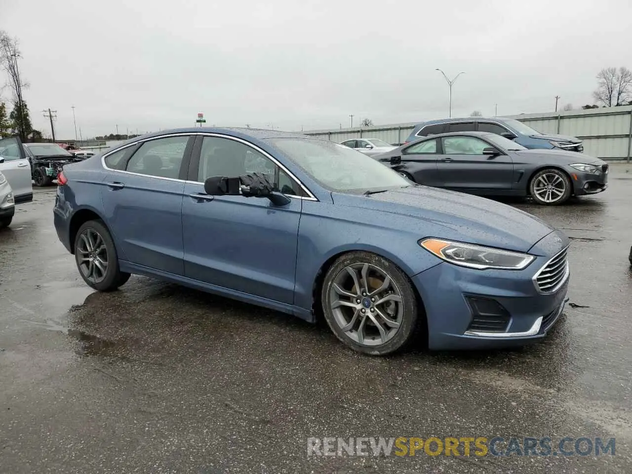4 fotografías del automóvil dañado 3FA6P0CDXKR265120 FORD FUSION 2019