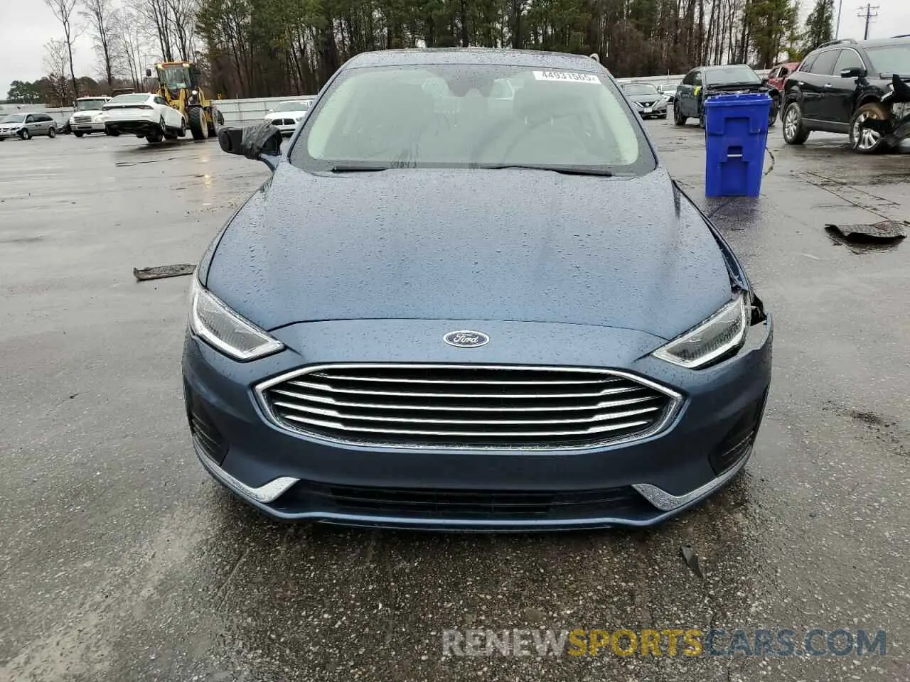 5 fotografías del automóvil dañado 3FA6P0CDXKR265120 FORD FUSION 2019