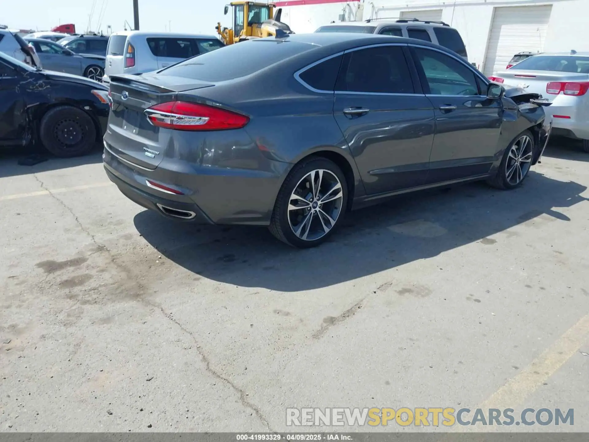 4 fotografías del automóvil dañado 3FA6P0D90KR109985 FORD FUSION 2019
